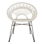 Manado White Natural Rattan Chair