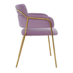 Tamzin Pink Velvet Dining Chair