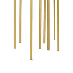 Rabia Grey Marble and Antique Brass Finish Set Of 3 Nesting Tables