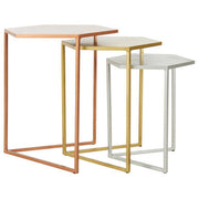 Rabia Nest Of 3 Hexagonal Nesting Table