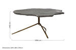 Rany Grey Stone Top Coffee Table