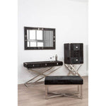 Kensington Townhouse Hair on Leather 3 Drawer Console Table