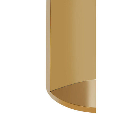 Carlox Gold and Marble Effect Round Side Table