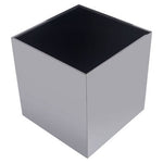Carlox Square Chrome Finish Side Table