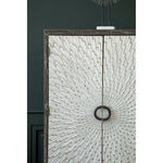 Milan Two Door Elm Wood Wine Cabinet