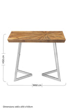 Gabar Natural Bamboo Side Table