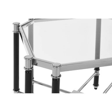 Allessi Silver Chrome Finish End Table