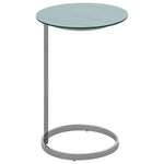 Oria End Table With White Marble Effect Top