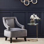 Oria End Table With White Marble Effect Top