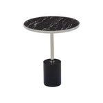 Oria Black Marble End Table