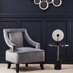 Oria Black Marble End Table