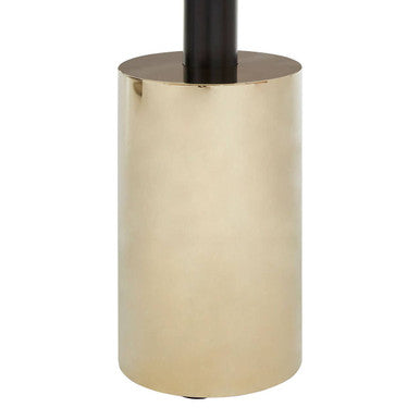 Oria End Table With Warm Metallic Base