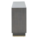 Deskey Grey Shagreen Effect Three Drawer Sideboard
