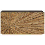 Gabelle Ebony and Natural Bamboo Console Table