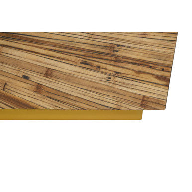 Gabelle Ebony and Natural Bamboo Console Table