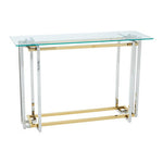 Elino Silver and Gold Console Table