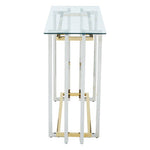 Elino Silver and Gold Console Table