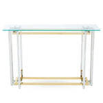 Elino Silver and Gold Console Table