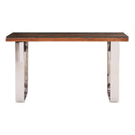 Kerala Natural U Shaped Base Console Table