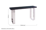 Kerala Small Black Console Table
