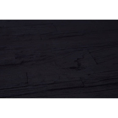 Kerala Large Black Pinewood and Glass Dining Table