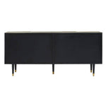 Malay Recycled Elm Wood 4 Door Sideboard