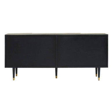 Malay Recycled Elm Wood 4 Door Sideboard