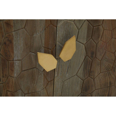 Malay Recycled Elm Wood 4 Door Sideboard