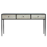 Luxor Three Drawer Rectangular Console Table