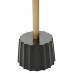 Corra Gold Side Table With Black Base