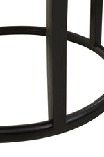 Malang Round Table With Iron Frame