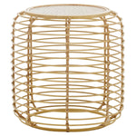 Trento Round Rattan Side Table