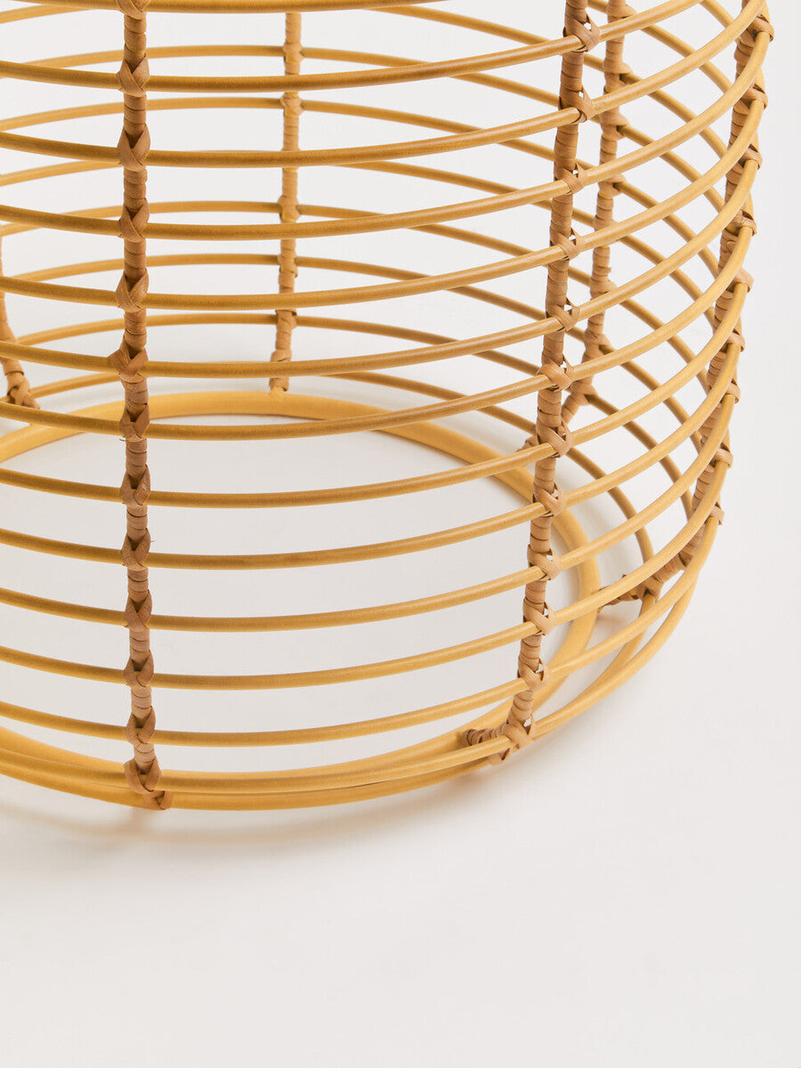 Trento Round Rattan Side Table