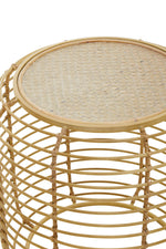 Trento Round Rattan Side Table