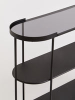 Trento Console Table With Glass Top