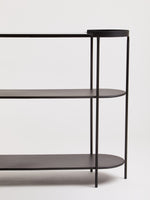 Trento Console Table With Glass Top