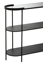 Trento Console Table With Glass Top