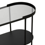 Trento Console Table With Glass Top