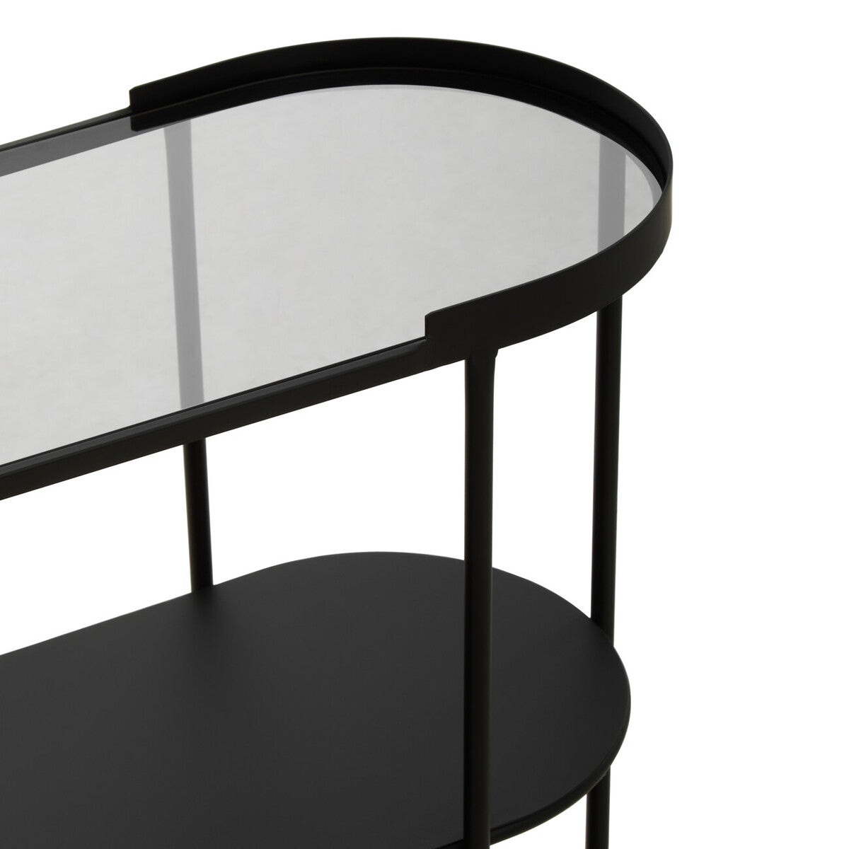Trento Console Table With Glass Top