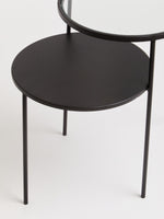 Trento End Table With Glass And Metal Tops