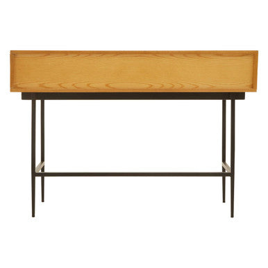 Jakara Natural Finish Console Table with 2 Drawers