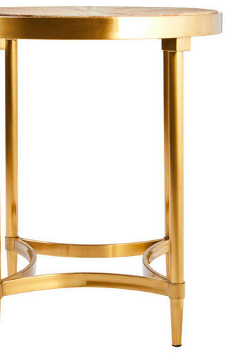 Jana Side Table With Curved Frame