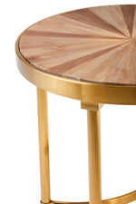 Jana Side Table With Curved Frame