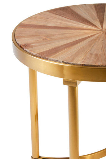 Jana Side Table With Curved Frame