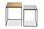 Rabia Gold And Silver Nest Of 2 Tables