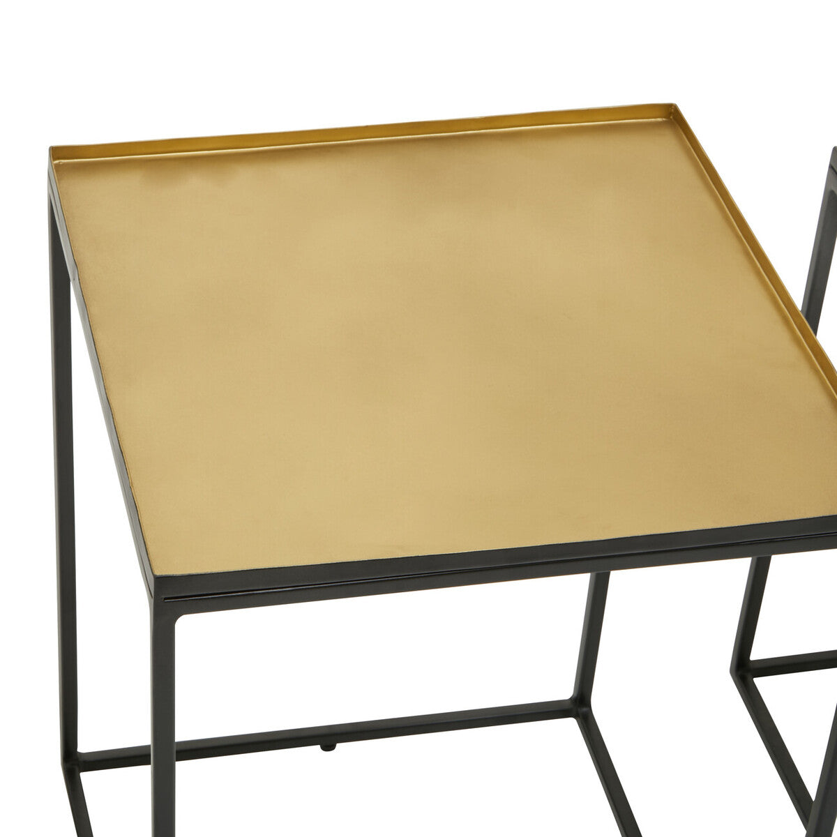 Rabia Gold And Silver Nest Of 2 Tables