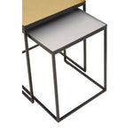 Rabia Gold And Silver Nest Of 2 Tables