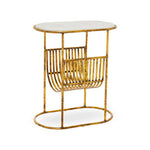 Rabia Table With Magazine Rack