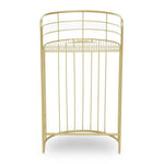 Rabia Gold Finish Bar Chair