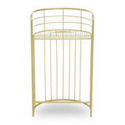 Rabia Gold Finish Bar Chair